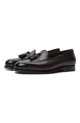 Santoni: Коричневые туфли 