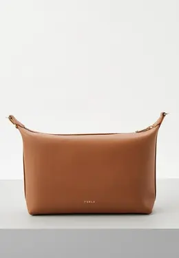 Furla: Коричневая сумка 