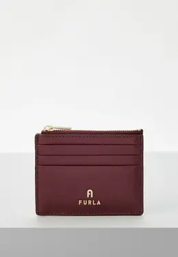 Furla: Бордовый картхолдер 