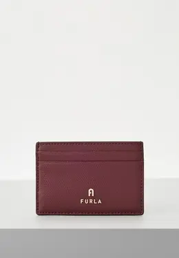 Furla: Бордовый картхолдер 