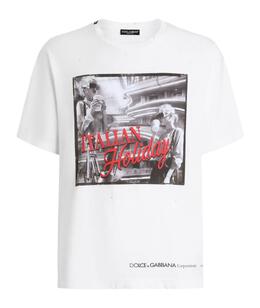 DOLCE&GABBANA: Хлопковая футболка 