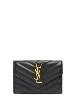 SAINT LAURENT: Чёрный кошелёк  Envelope