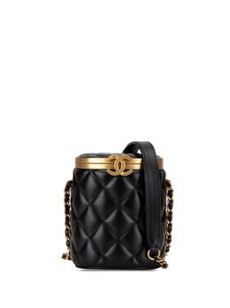 CHANEL Pre-Owned: Чёрная сумка через плечо 