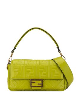 Fendi Pre-Owned: Зелёная сумка 