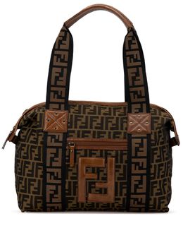 Fendi Pre-Owned: Коричневая сумка-шоппер 