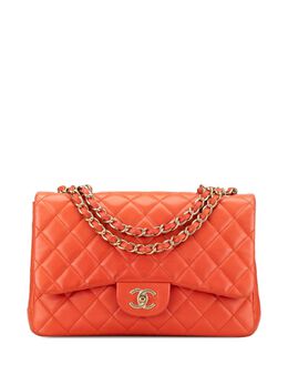 CHANEL Pre-Owned: Оранжевая сумка 
