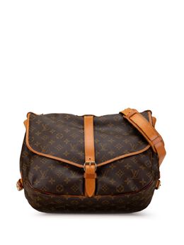 Louis Vuitton Pre-Owned: Коричневая сумка через плечо 