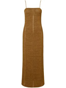 Proenza Schouler: Коричневое платье 