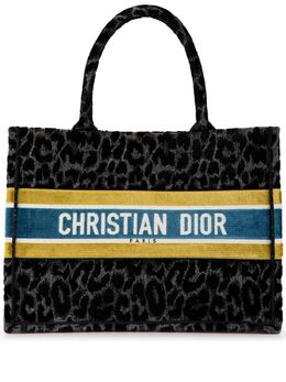 Christian Dior Pre-Owned: Сумка-шоппер с леопардовым принтом 