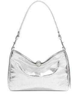 Furla: Серебристая сумка 