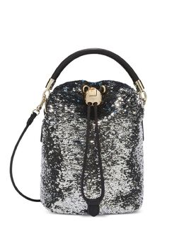 Furla: Серебристая сумка 