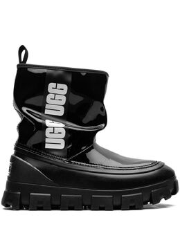 UGG: Чёрные ботинки 
