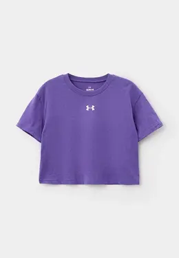 Under Armour: Фиолетовая футболка 