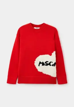 MSGM Kids: Красный свитер 