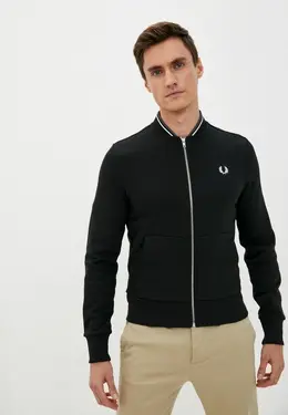 Fred Perry: Чёрная толстовка 