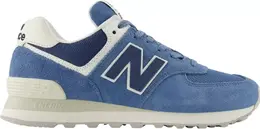 New Balance: Голубые кроссовки  574