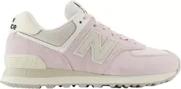 New Balance: Белые кроссовки  574