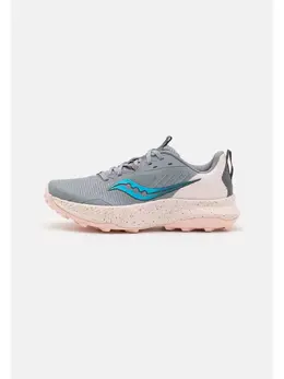 Saucony: Серые кроссовки 