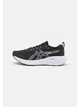 Asics: Чёрные кроссовки 