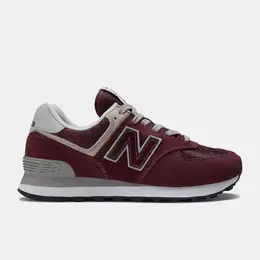 New Balance: Бордовые кроссовки  574