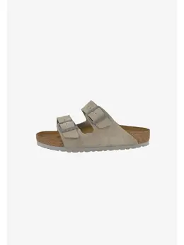 Birkenstock: Серые сабо 