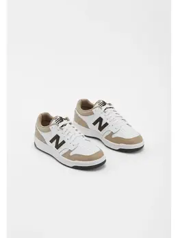 New Balance: Серые кеды  480