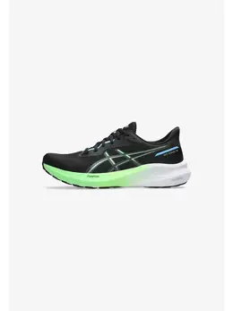 Asics: Чёрные кроссовки 