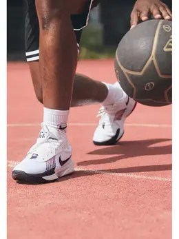 Nike: Белые кроссовки 