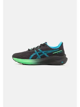 Asics: Чёрные кроссовки 