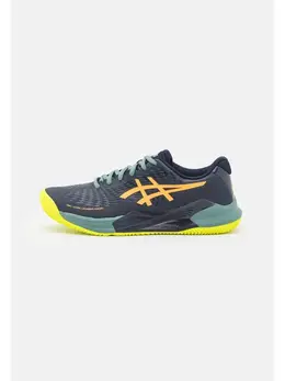 Asics: Серые кроссовки 