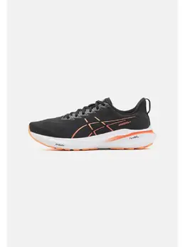 Asics: Чёрные кроссовки 