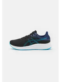 Asics: Чёрные кроссовки 