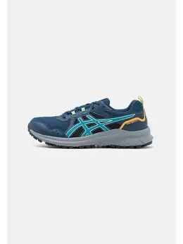 Asics: Синие кроссовки 