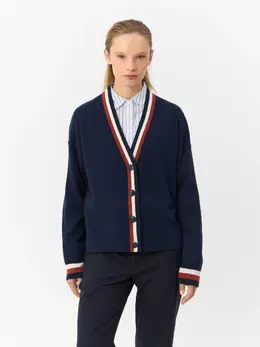 TOMMY HILFIGER: Синий кардиган 