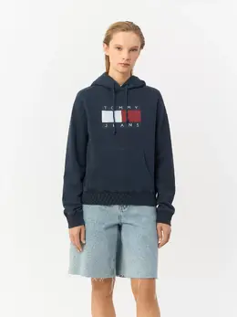 Tommy Hilfiger: Синяя толстовка  Tommy Jeans