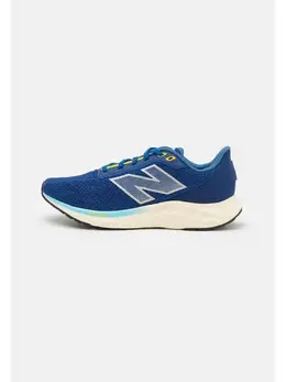 New Balance: Синие кроссовки 