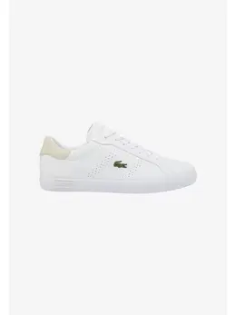 Lacoste: Белые кеды 