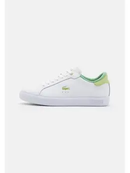 Lacoste: Белые кеды 