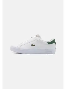 Lacoste: Белые кеды 