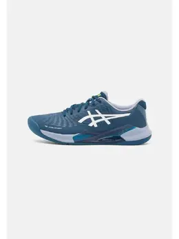 Asics: Синие кроссовки 