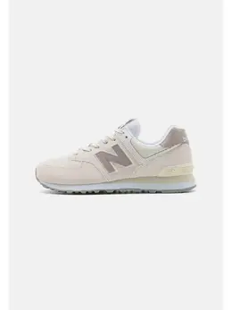 New Balance: Бежевые кроссовки  574