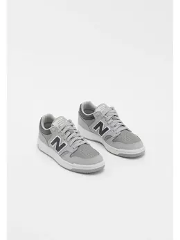 New Balance: Серые кеды  480