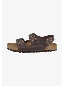 Birkenstock: Коричневые сандалии 