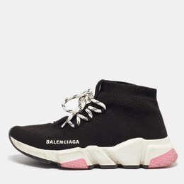 Balenciaga: Чёрные кроссовки  Speed Trainer