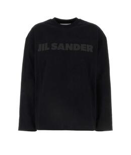 JIL SANDER: Чёрный свитшот 