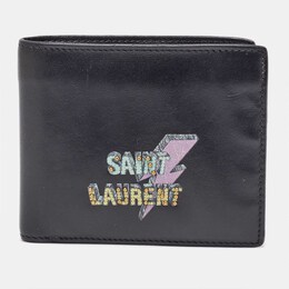 Saint Laurent Paris: Чёрный кошелёк 