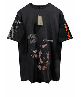 BALENCIAGA: Хлопковая футболка 