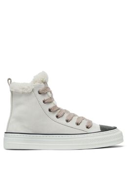 Brunello Cucinelli: Светлые кроссовки 