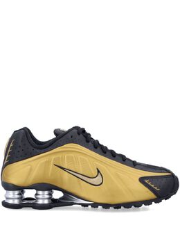 Nike: Жёлтые кроссовки  Shox R4