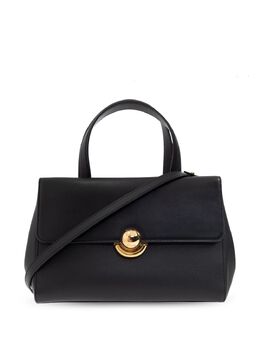 Furla: Чёрная сумка-шоппер 